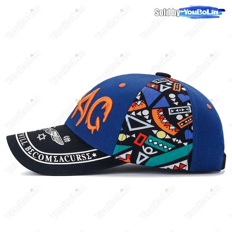 Letter Embroidery Cotton Adjustable Baseball Cap Sun Hat Trucker Caps Dad Hats