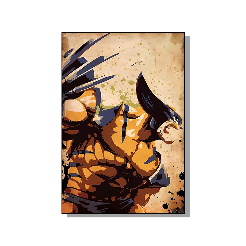 HOT Toys Spider Man Canvas Poster Marvel Hero Decor Iron Man Batman Hulk Mural Modern Home Decoration Gift
