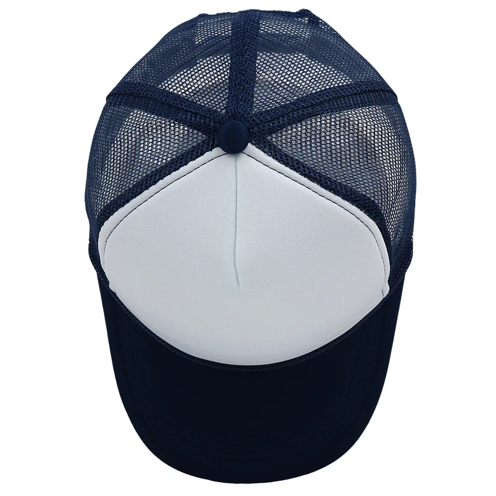 Customized Logo Summer Baseball Caps Men Mesh 5 Panel Cheaper Trucker Hats Outdoor Sport Snapback Caps Women Sun Dad Hat Gorras