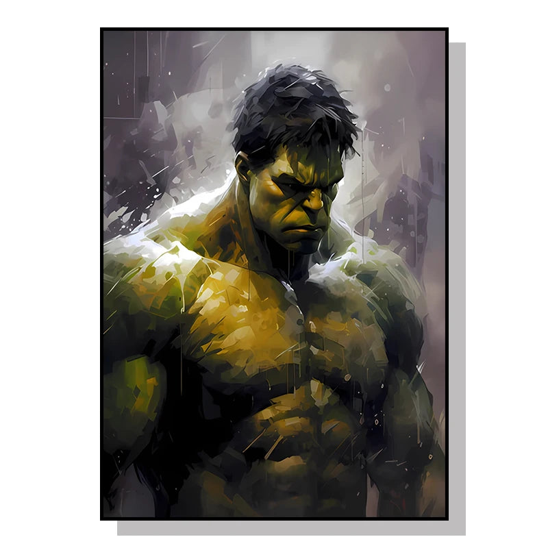 Marvel Movie Canvas Art Poster Anime Super Hero SpiderMan Iron Man Canvas Painting Home Wall Decor Prints and Children's Gifts