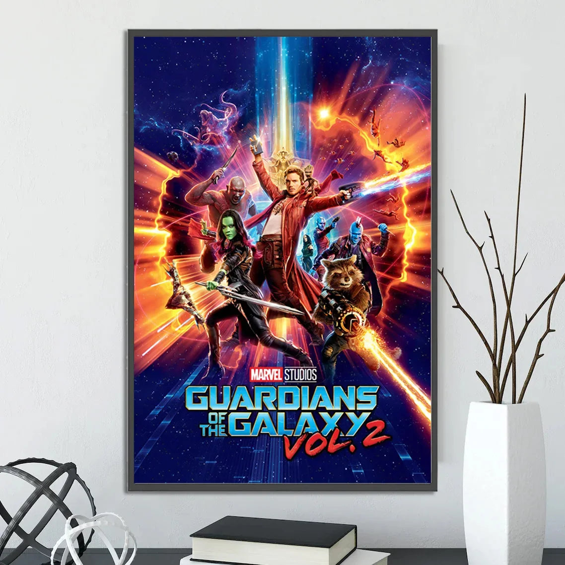 I-Iron Man M-Marvel Movie Poster Self-adhesive Wallpaper Figures Home Decoration Painting Wall T-Thor Art Bedroom Cartoons Decor