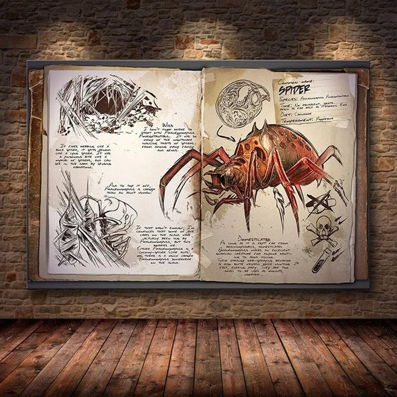 Modular Canvas Ark Survival Evolved Pictures Painting Survival Game Home Decor Print Dinosaur Poster Living Room Modern Wall Art