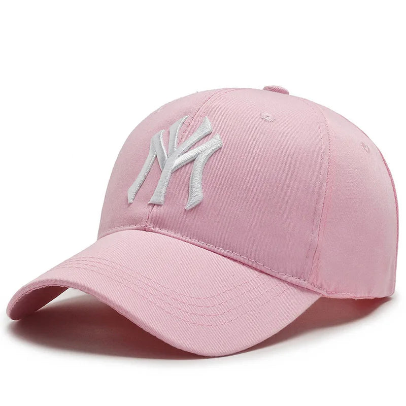 Fashion New MY Embroidered Baseball Cap Men Women Outdoor Sport Visor Sun Hat Adjustable Breathable Snapback Hip Hop Hats Gorras