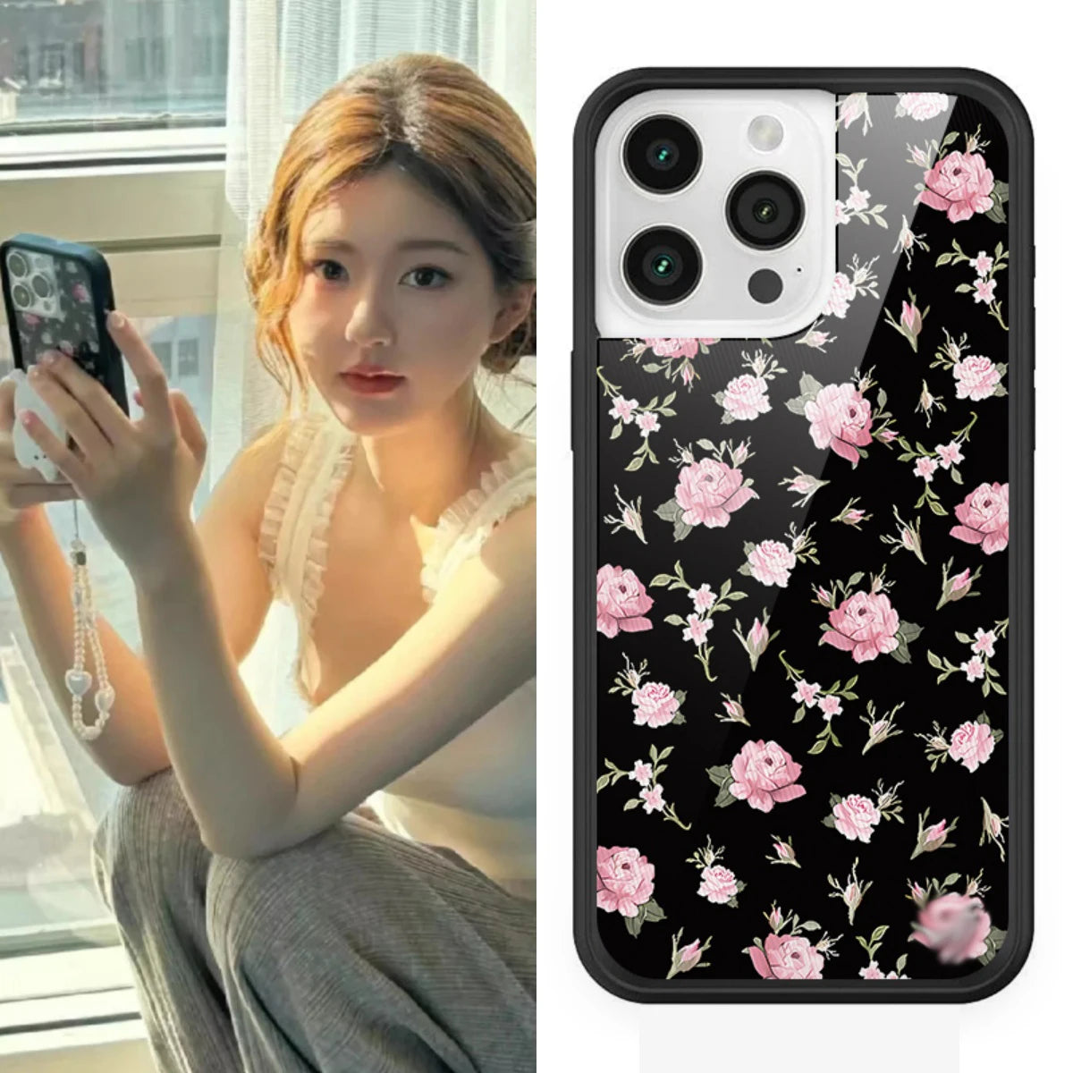 Wildflower 3D Ins Strawberry cherry Phone Case for iPhone 15 14 13 Pro Max 13pro 14pro 15pro WF Cute Cartoon Cover Funda