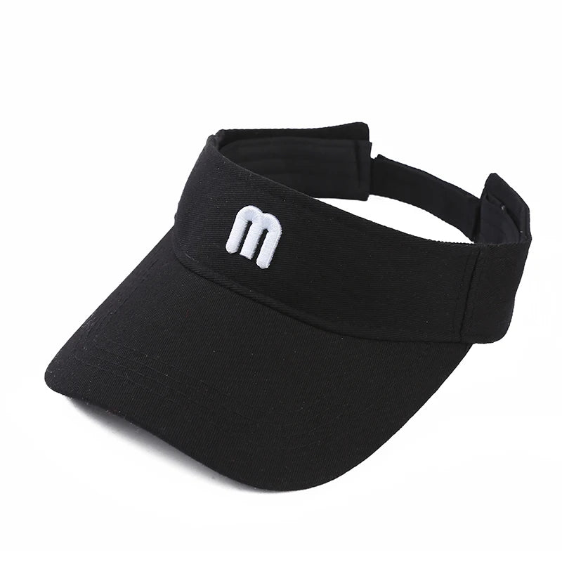 Women Anti-UV Sun Hats Breathable Adjustable Empty Top Visor Caps for Men Tennis Golf Running Travel Beach Sport Outdoor Hat
