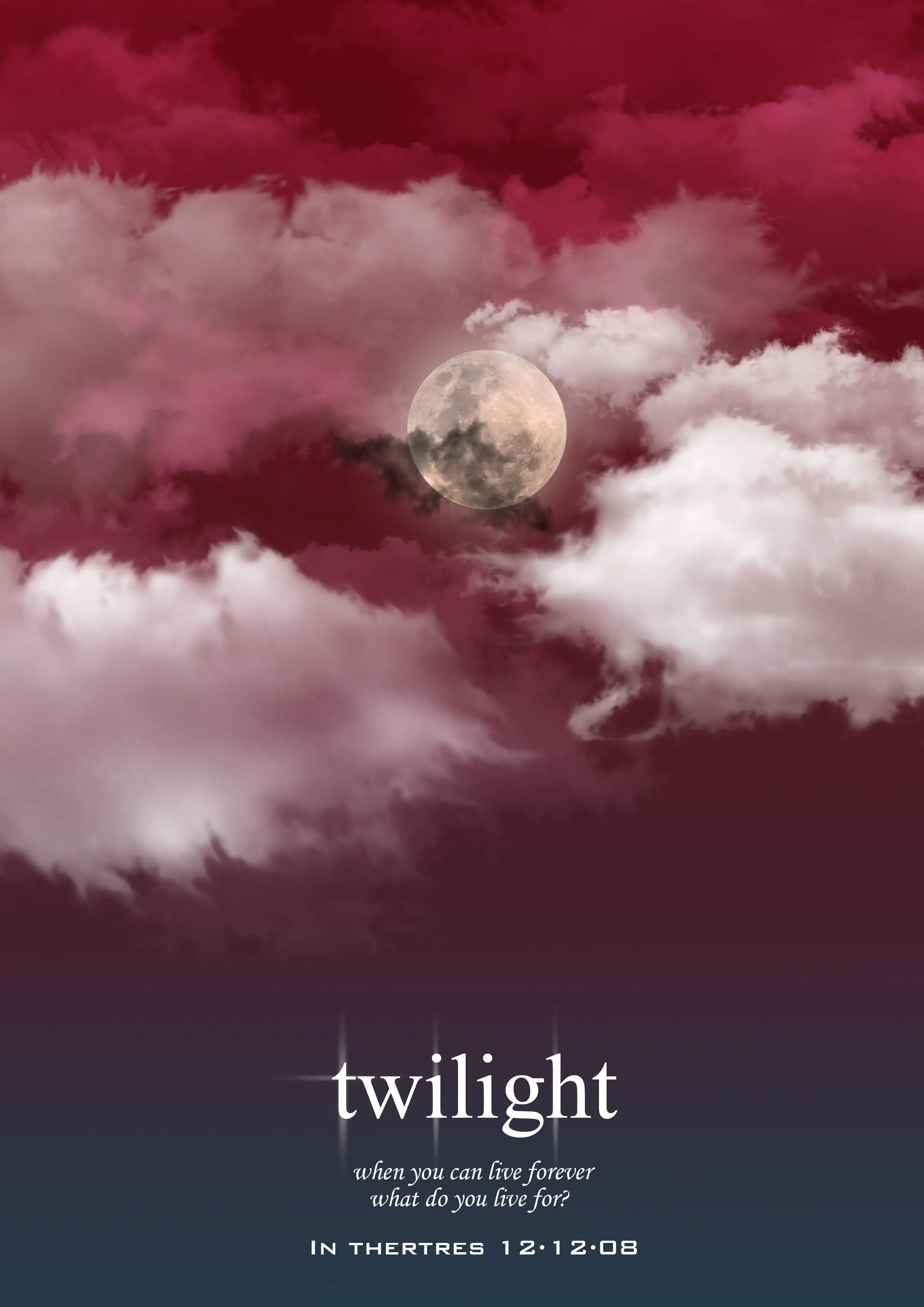 Classic Movie Twilight Poster Edward Bella Canvas Painting Prints Wall Art Picture Film Room Home Bar Cafe Decor Mural