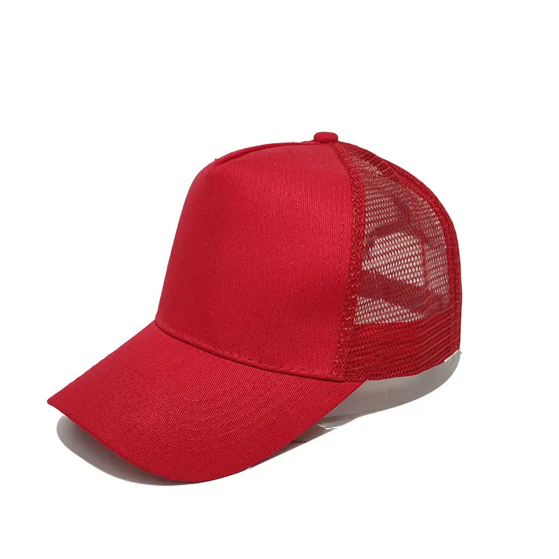 Wholesale Hat Men's Baseball Caps Unisex Casual Decorative Travel Hats Adult Tennis Caps Mesh Hats Custom Embroidery Print Logo