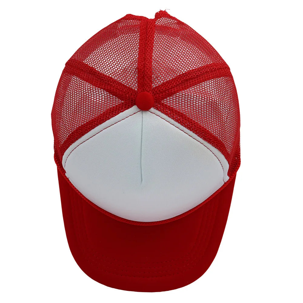Customized Logo Summer Baseball Caps Men Mesh 5 Panel Cheaper Trucker Hats Outdoor Sport Snapback Caps Women Sun Dad Hat Gorras