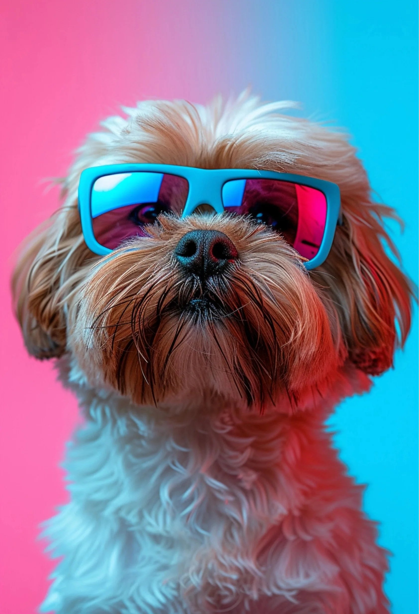 Animals With Sunglasses Art Poster Cool Cat Tiger Lion Giraffe Rabbit Wall Art Picture Canvas Print Painting Home Decoration
