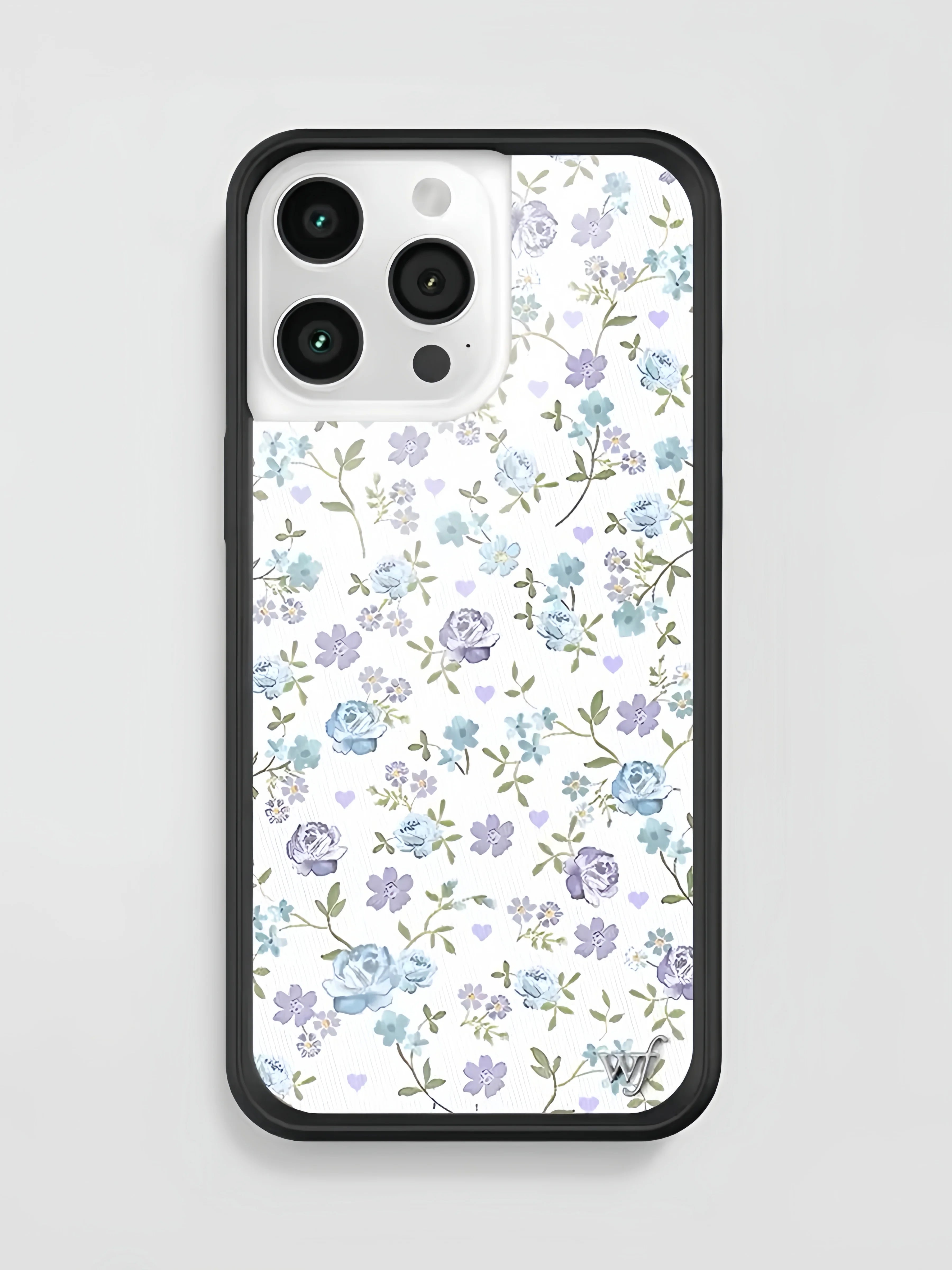 Wildflower Ins Cute Cartoon Phone Case for iPhone Leopard Print Cherry Pink Cat Brown 13 Pro 14 Pro 15 Pro WF Strawberries case