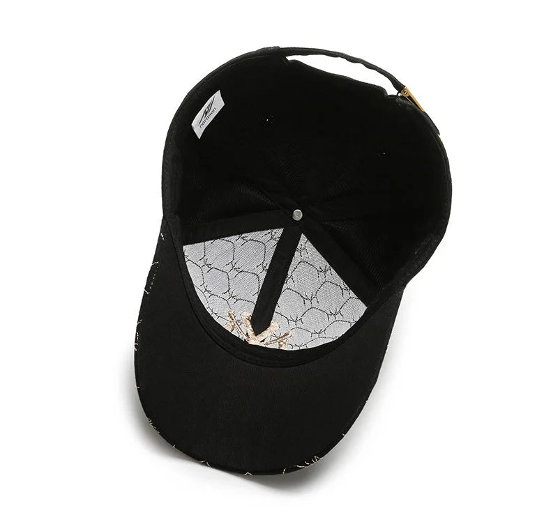 Fashion New MY Embroidered Baseball Cap Men Women Outdoor Sport Visor Sun Hat Adjustable Breathable Snapback Hip Hop Hats Gorras
