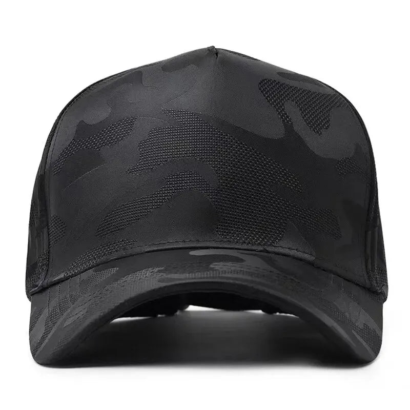Unisex Solid Color Light Plate Camouflage Baseball Net Caps Spring and Summer Outdoor Adjustable Casual Hats Sunscreen Hat