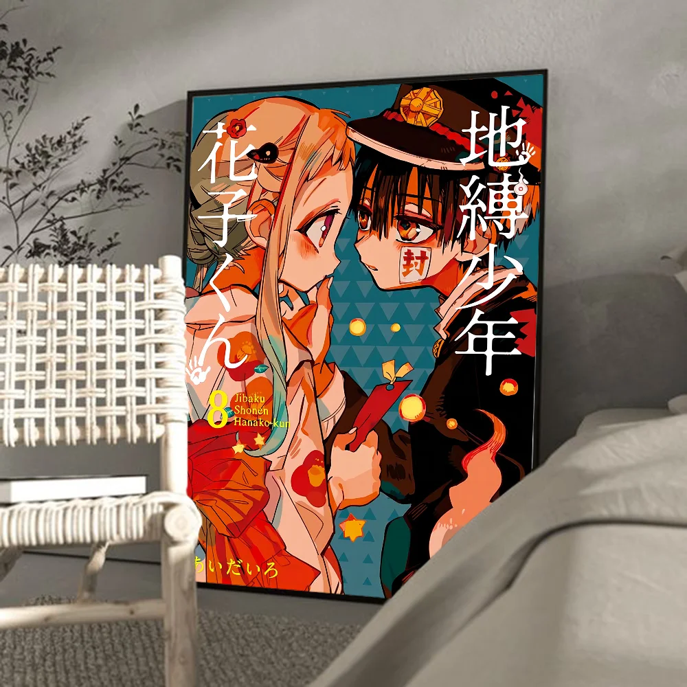 Toilet-Bound Hanako-kun Poster Movie Sticky Posters Retro Kraft Paper Sticker DIY Room Bar Cafe Aesthetic Posters