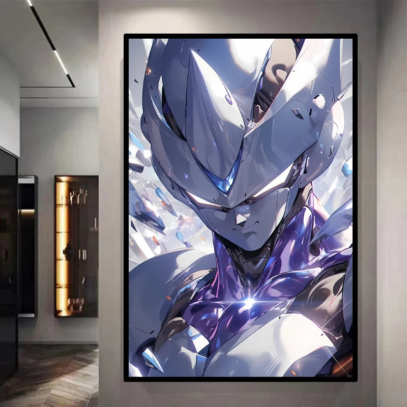 Dragon Ball Decorative Painting Sun Wukong Super Saiyan Japanese Anime Hanging Picture Living Room Bedside Mural