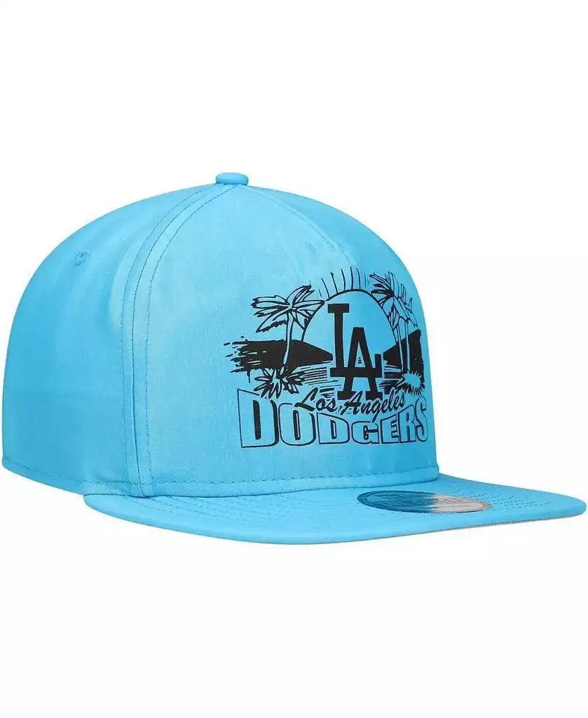New Era | Men's Blue Los Angeles Dodgers Neon Golfer Snapback Hat