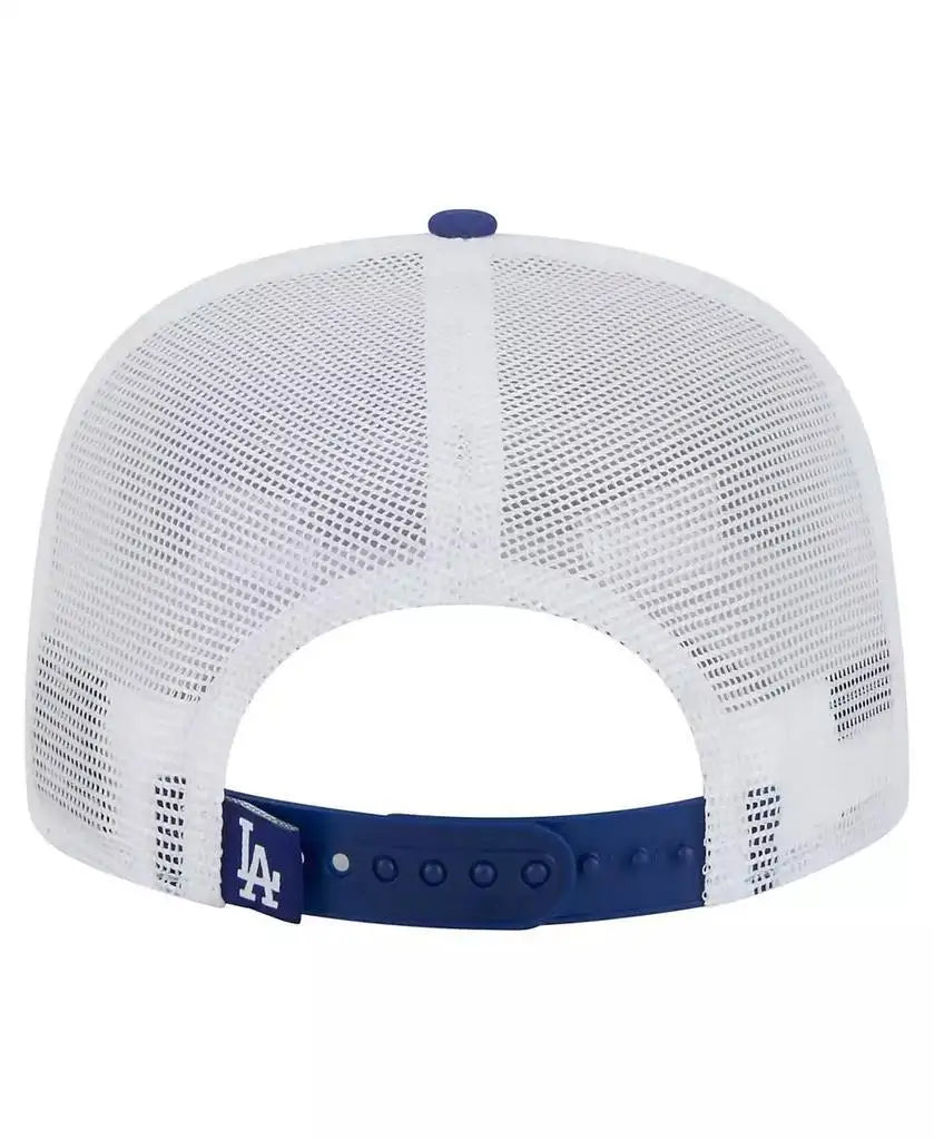 New Era | Men's Royal Los Angeles Dodgers 9FIFTY A-Frame Trucker Snapback Hat