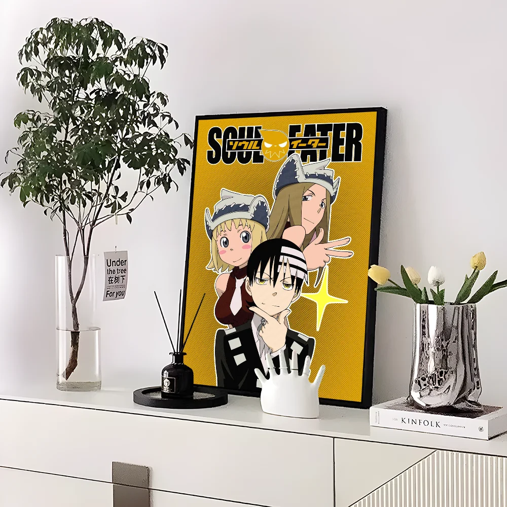 Classic Anime Soul Eater Anime Posters Sticky Whitepaper Sticker DIY Room Bar Cafe Kawaii Room Decor