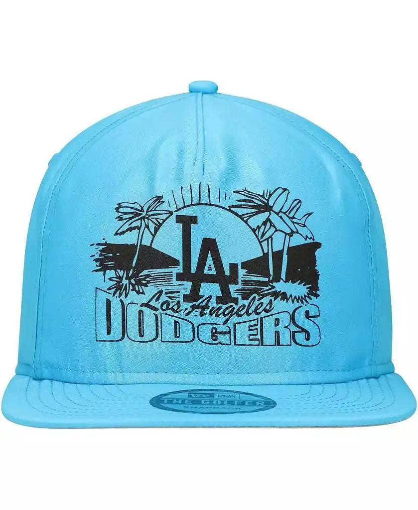 New Era | Men's Blue Los Angeles Dodgers Neon Golfer Snapback Hat