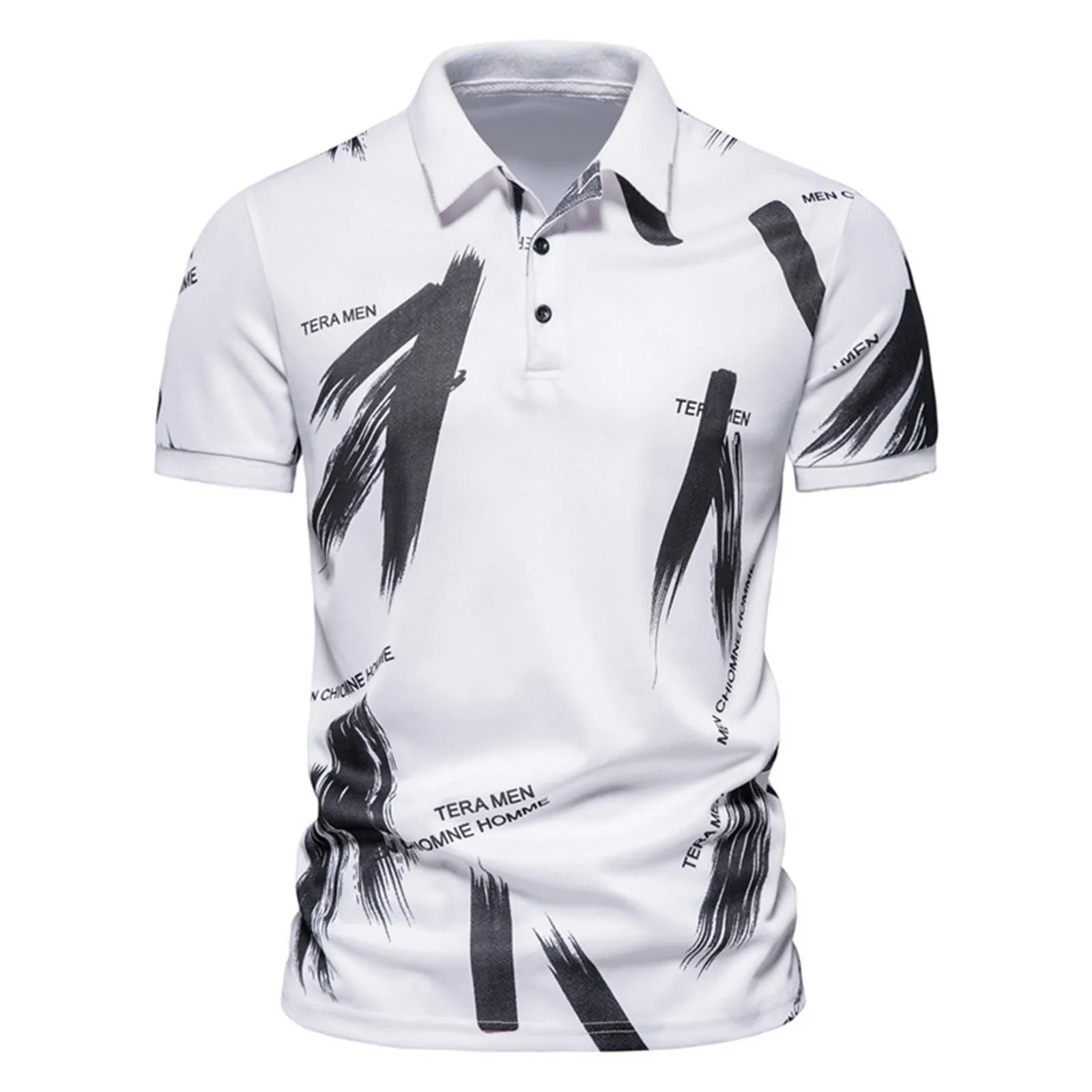 Men Polo Men Shirt Short Sleeve Polo Shirt Contrast Color Polo New Clothing Summer Streetwear Casual Fashion Men Tops