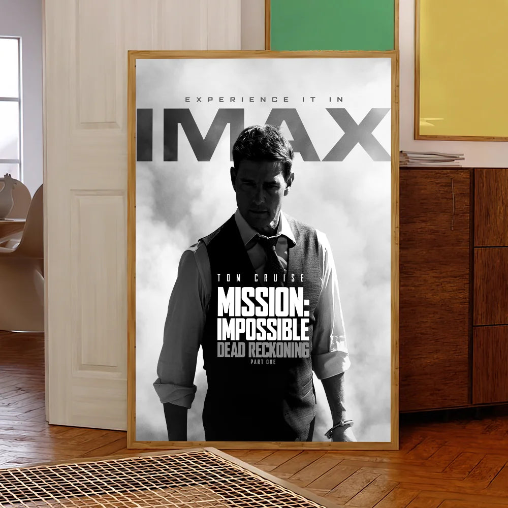 Film M-ission Impossible R-eckoning Poster Prints Wall Sticker Bedroom Living Office Home Room Decoration Painting Self Adhesive