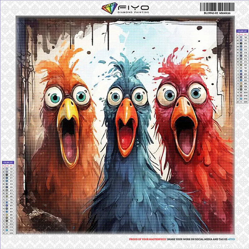 Animal Diamond Mosaic New Arrival 2024 Diamond Painting Picture Of Rhinestones Rooster Cross Stitch Kits Home Decor