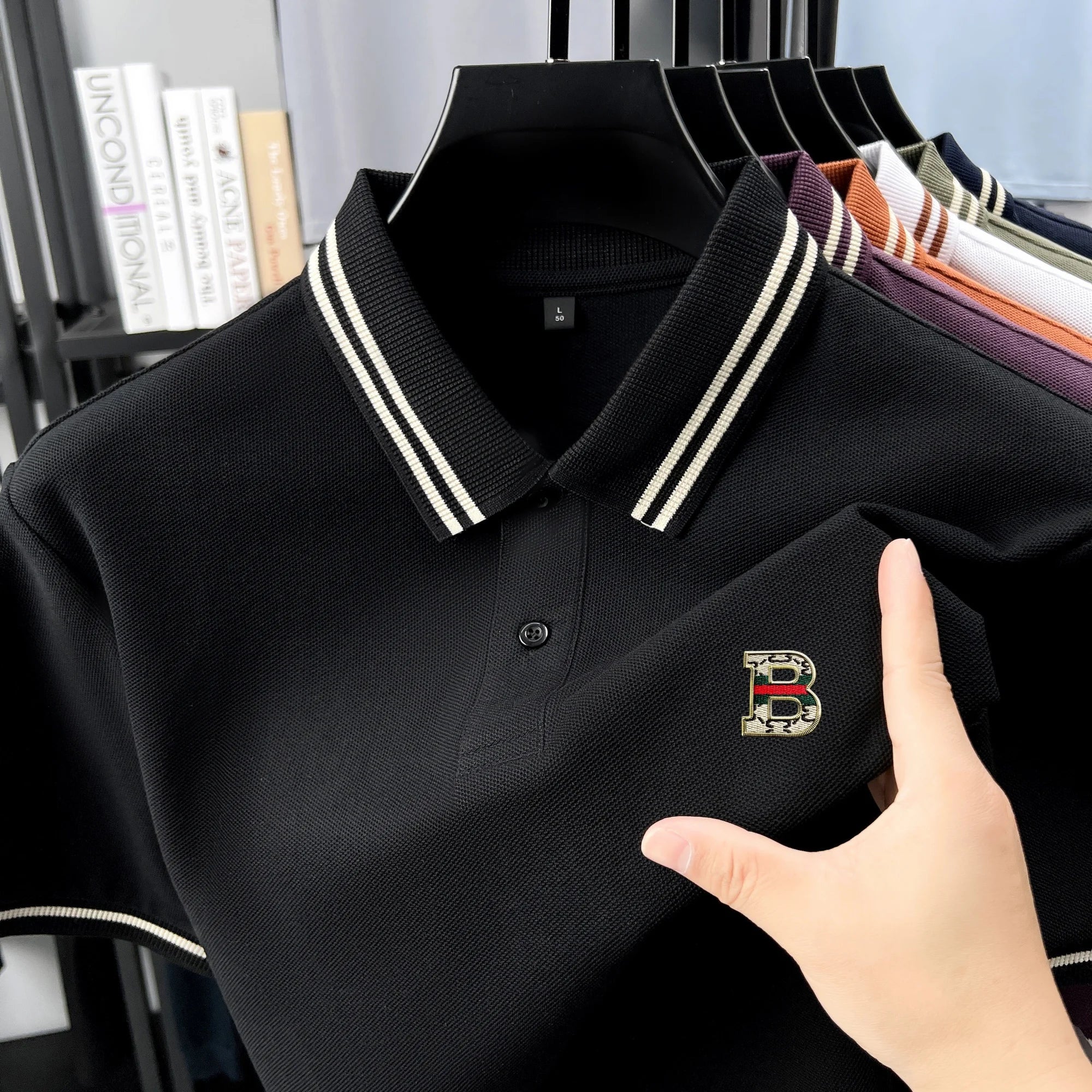 100% pure cotton summer mens custom relief design short sleeve new fashion hot selling polo shirt breathable comfort T-shirt top