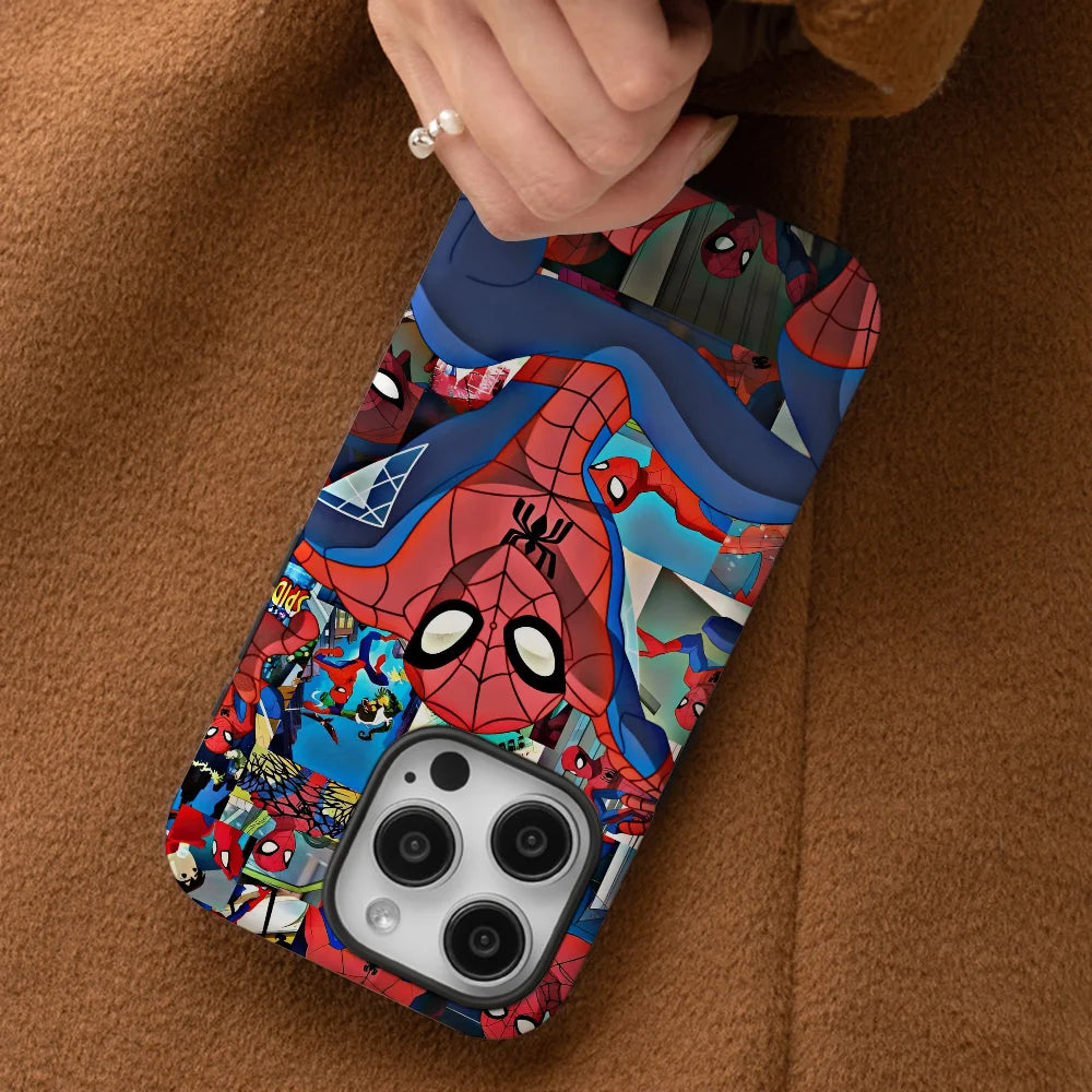 M-marvel s-spider man Phone Case Phone Case Film shell For iPhone 16 15 14 13 12 11 Pro Max Plus