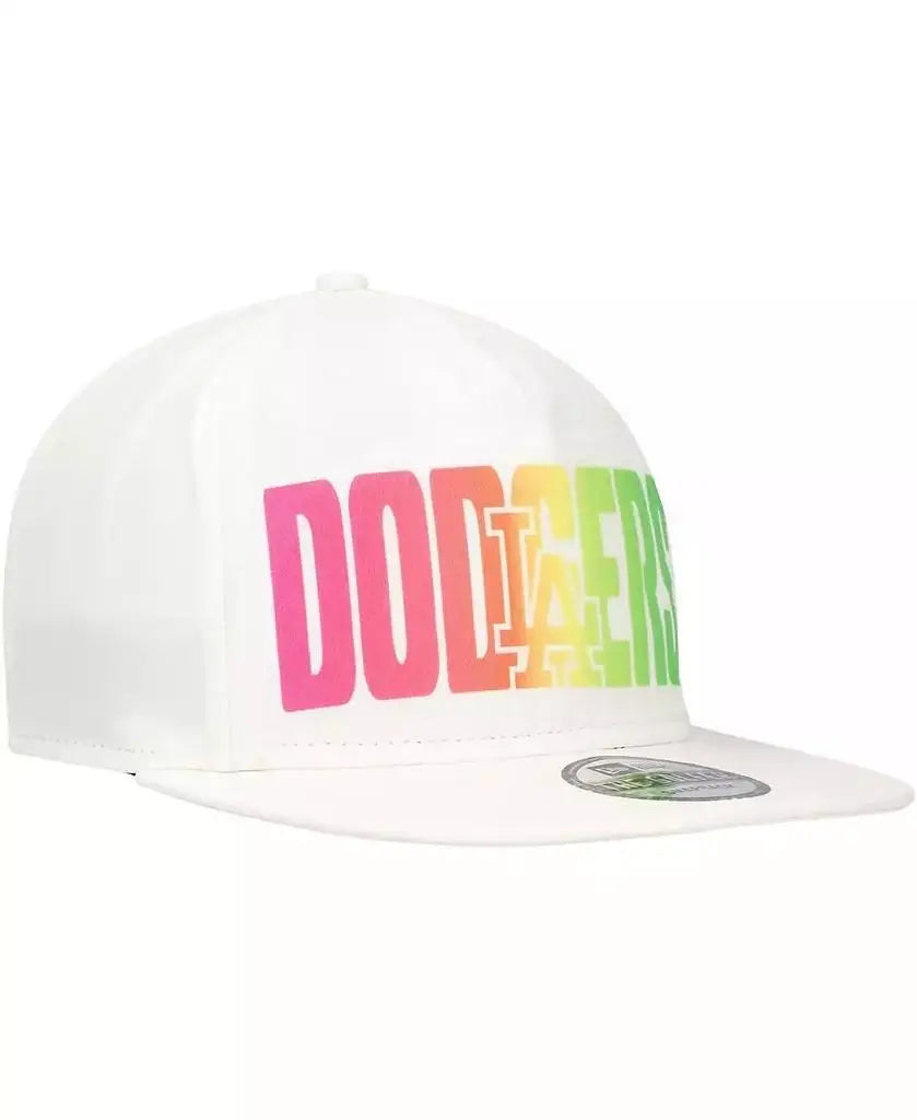 New Era | Men's White Los Angeles Dodgers Spring Spectrum Golfer Snapback Hat