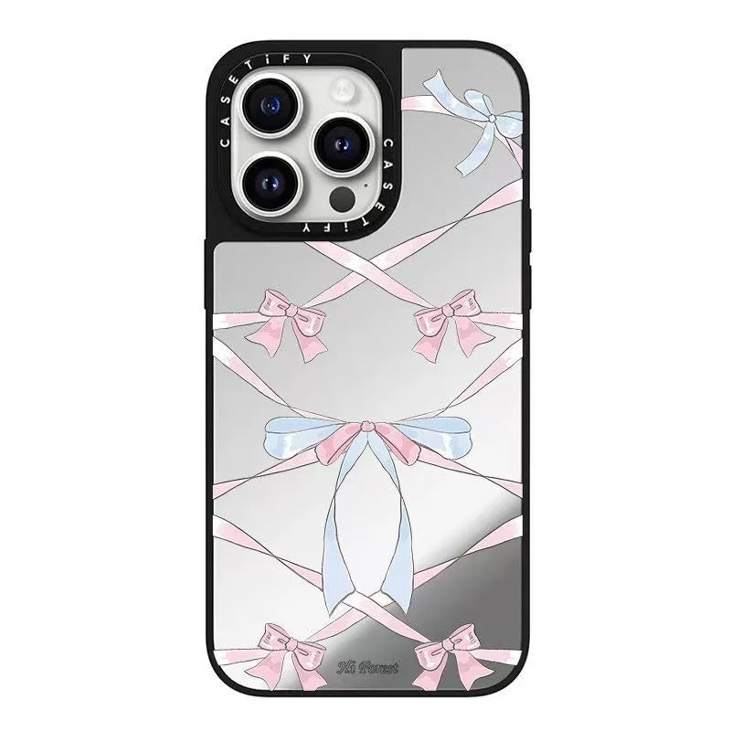 Cure Fresh Series Mirror Phone Case for iPhone 16 15Pro Max Apple 14 Unique 13 High-End 12 Compatible with Various Models