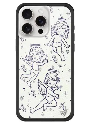 Wildflower Ins Cute Cartoon Phone Case for iPhone Leopard Print Cherry Pink Cat Brown 13 Pro 14 Pro 15 Pro WF Strawberries case