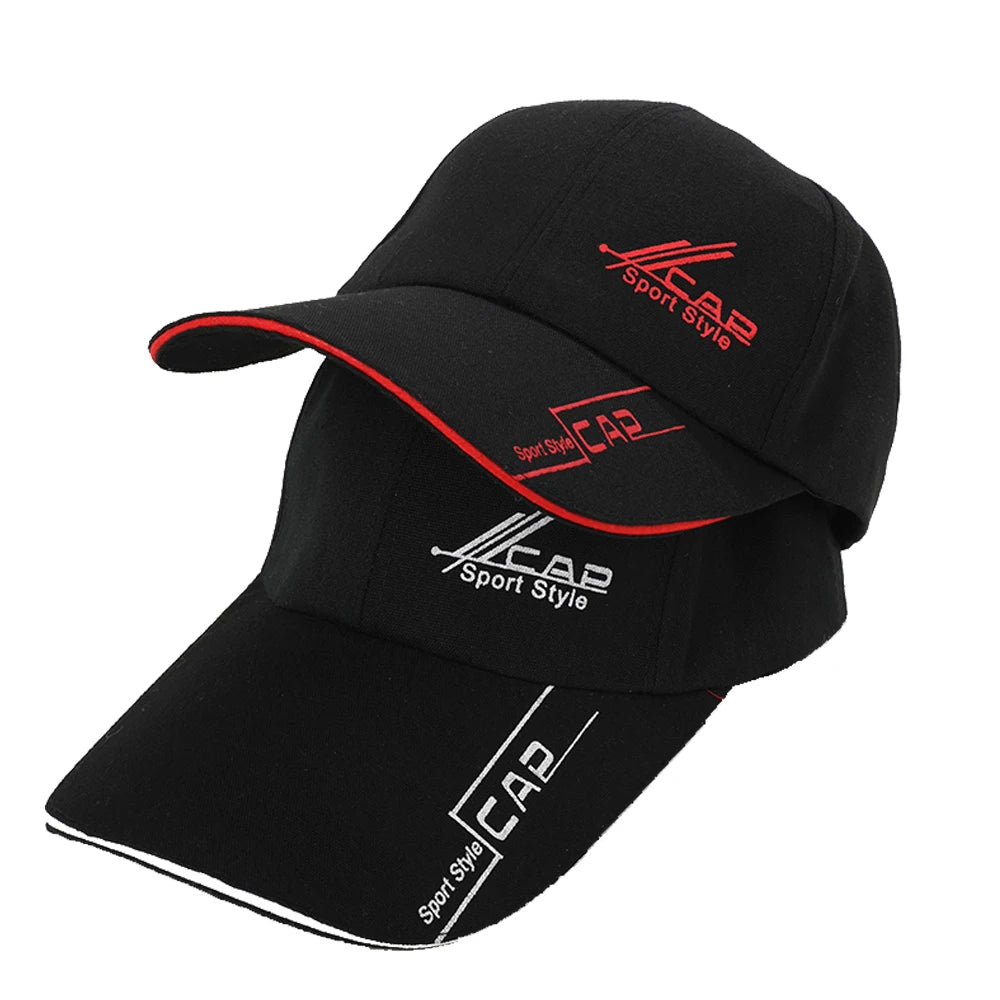 2024 Sports Baseball Cap Summer Long Visor Brim Shade Sun Hats Mens Snapback Hats Peaked Cap Outdoor Baseball Cap Bone Gorras