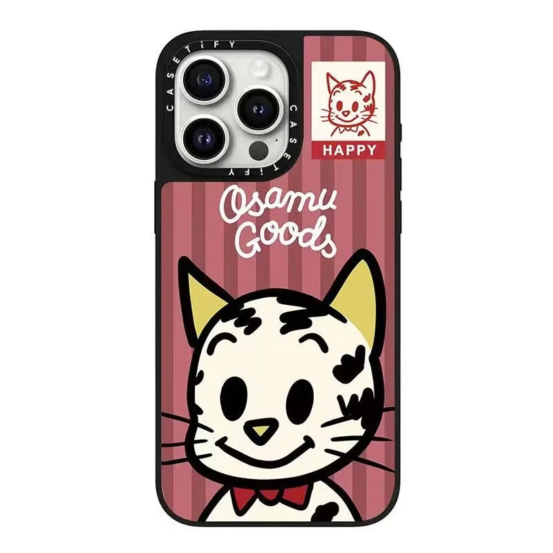 Creative Collaborative Series Mirror Phone Case for iPhone 15 pro Max Compatible with iPhone 14 pro Apple 13 Protective Cover