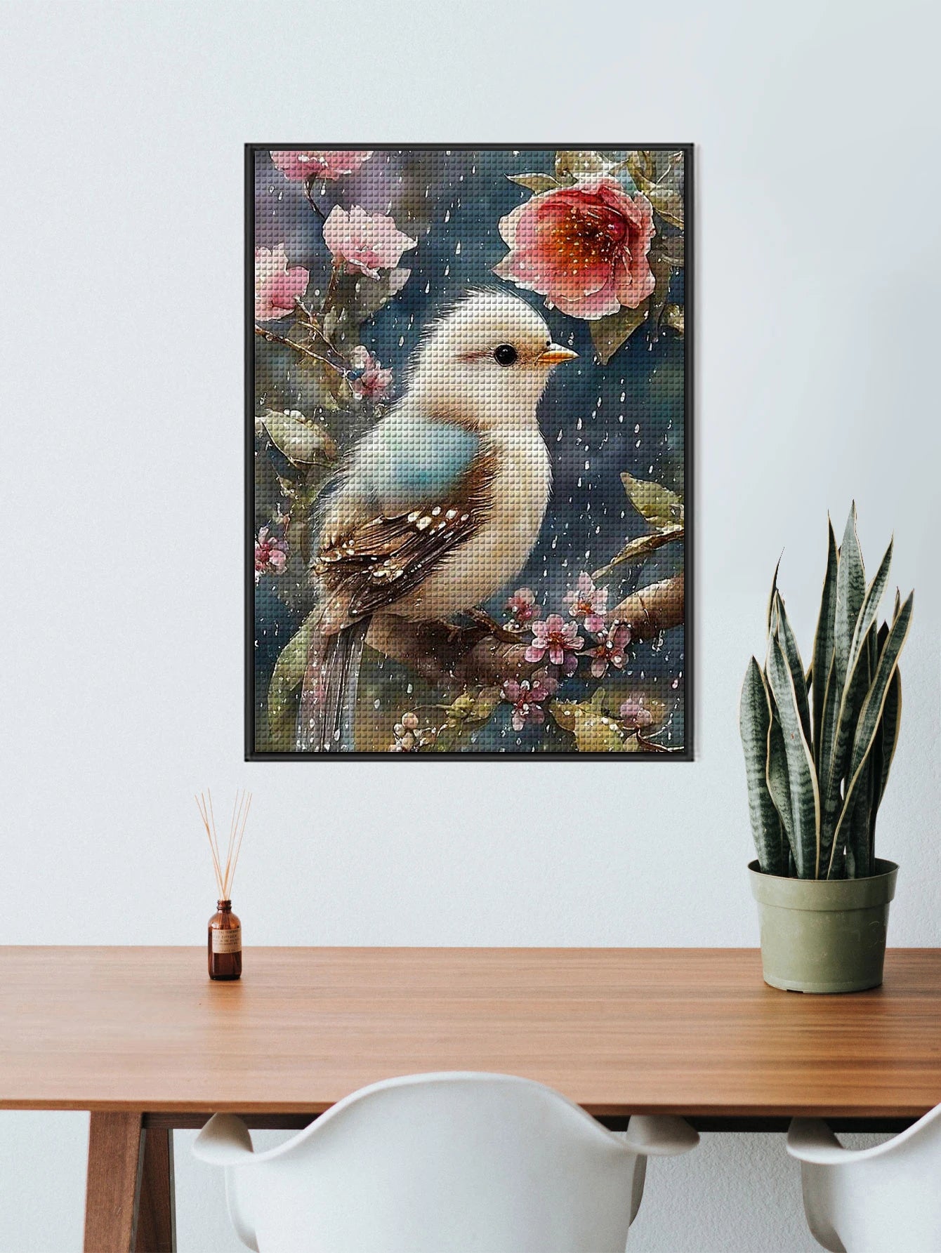 The Bird On The Branch Personality DIY Full Drill Diamond Decorative Painting