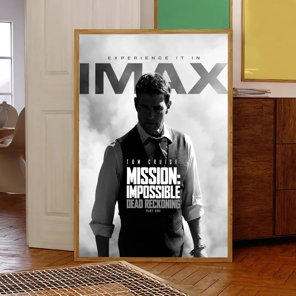 Film M-ission Impossible R-eckoning Poster Prints Wall Sticker Bedroom Living Office Home Room Decoration Painting Self Adhesive