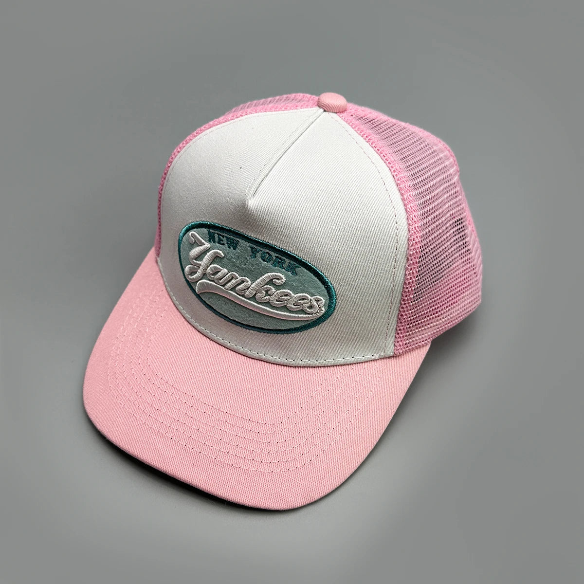 Embroidered Fresh Fruit Letters Baseball Hats New Unisex Color Block Sunshade Casual Breathable Versatile Fashion Trucker Caps