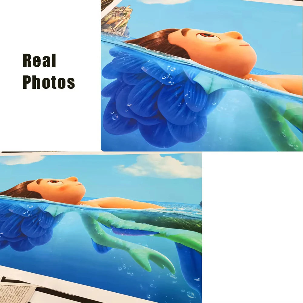 Moana 2 Poster Disney New Movie Posters Motivational Cartoon Prints Moana 2 Art Canvas Painting Kids Living Room Home Decor