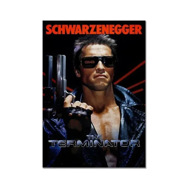 80s Classic Movie Posters Canvas Print - HD Wall Art for Bar & Living Room Decor