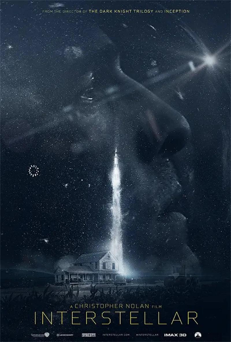 Classic Hot Movie Interstellar Art Home Wall Decoration Quality Canvas Poster Aesthetics Living Bar cafe Posters Wall Picture