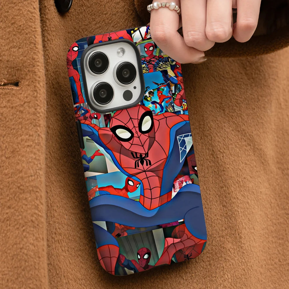 M-marvel s-spider man Phone Case Phone Case Film shell For iPhone 16 15 14 13 12 11 Pro Max Plus