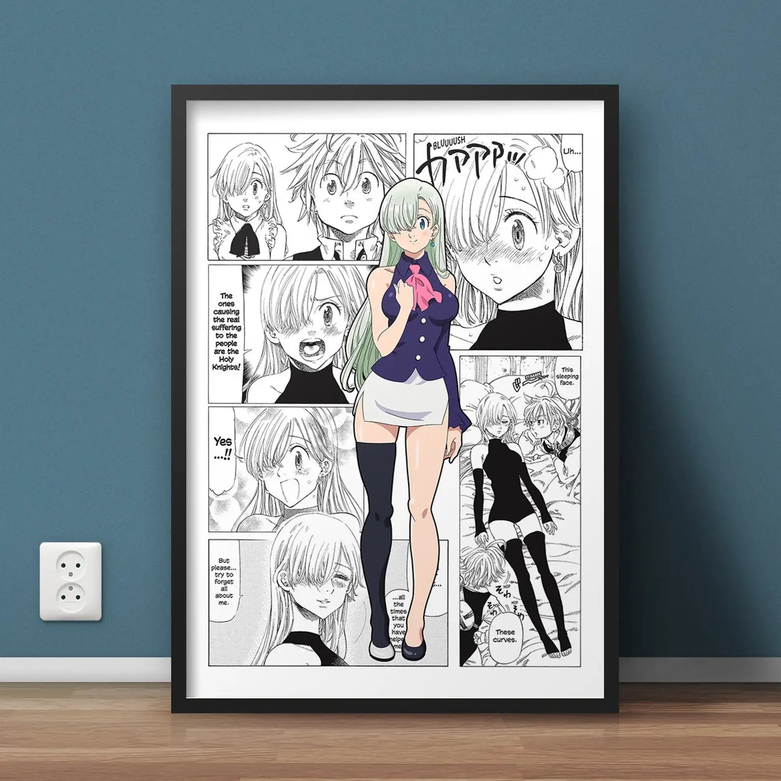 My Hero Academia Canvas Poster Anime Wall Art for Living Kids Room Decor