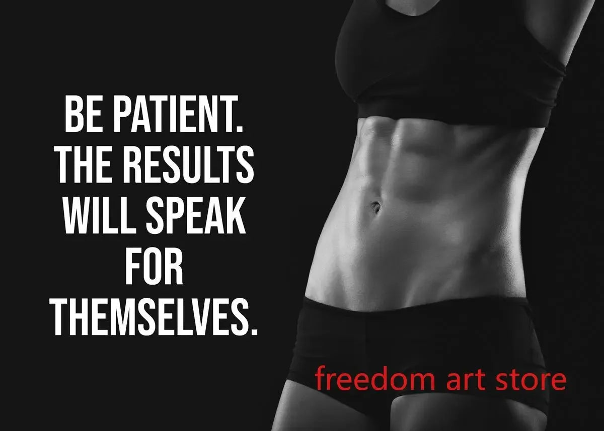 Gym Motivation Muscle Man Bodybuilding Fitness Strength Barbell Art Poster Canvas Painting Wall Print Picture for Home Gym Decor