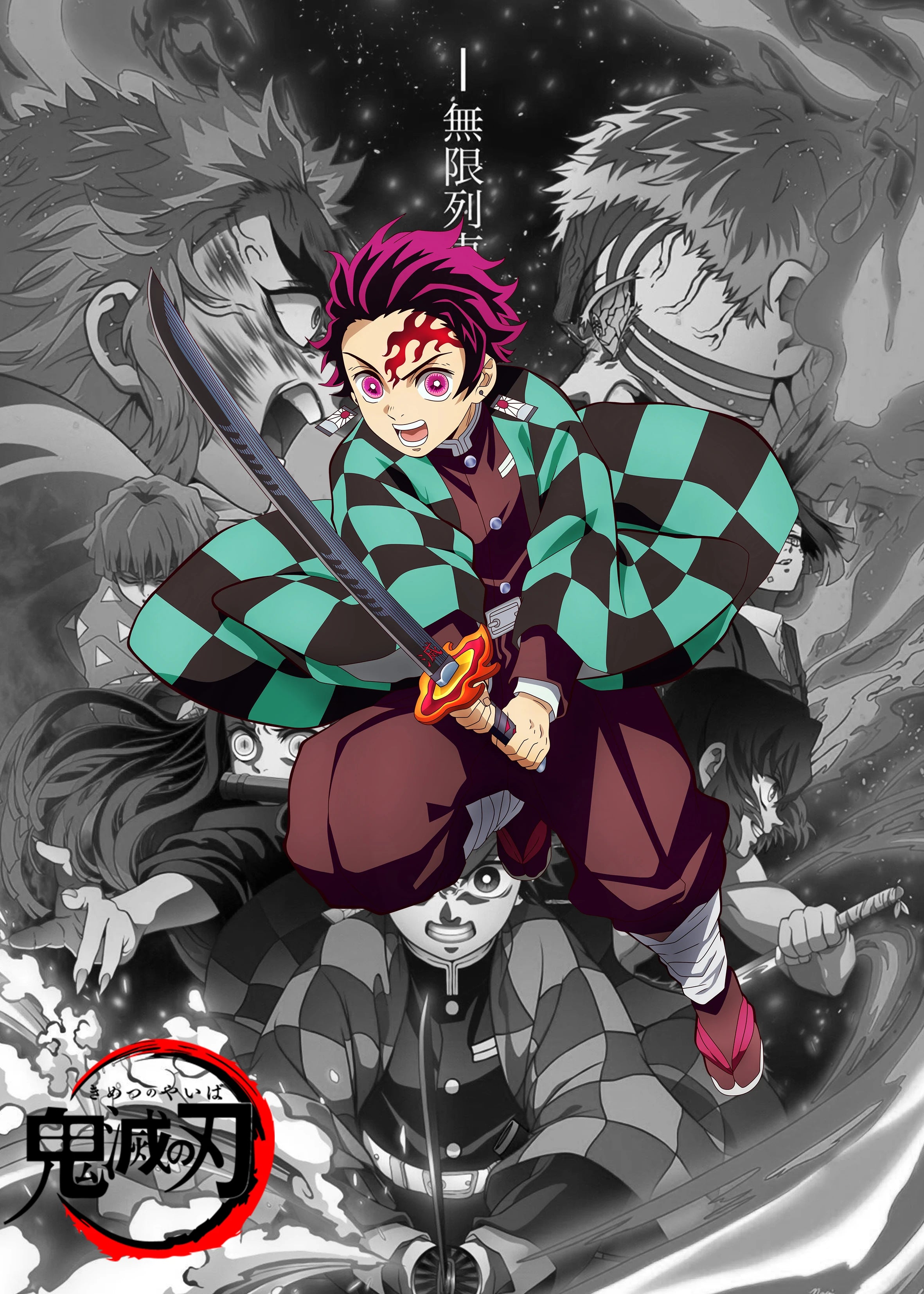 Japan Anime Figure Demon Slayer Picture Art Home Decor Canvas Painting Poster For Living Kids Room Sofa Wall Decoration Posters
