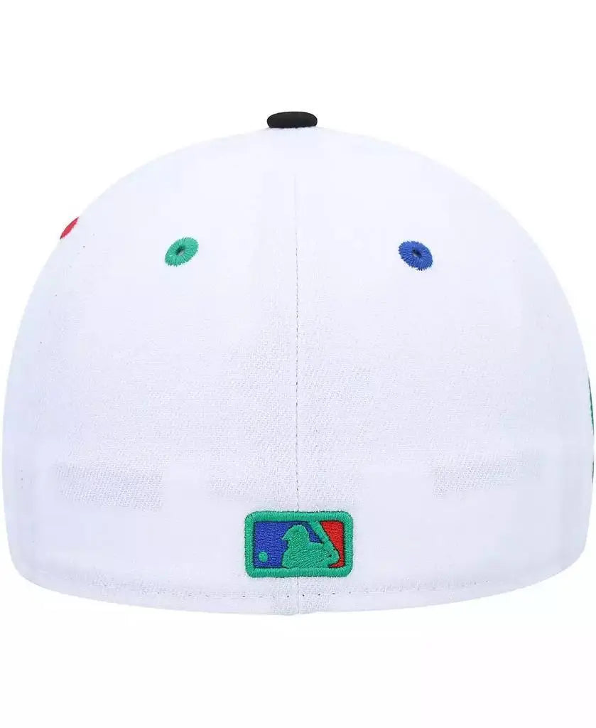New Era | Men's White, Black Los Angeles Dodgers 60th Anniversary Primary Eye 59FIFTY Fitted Hat