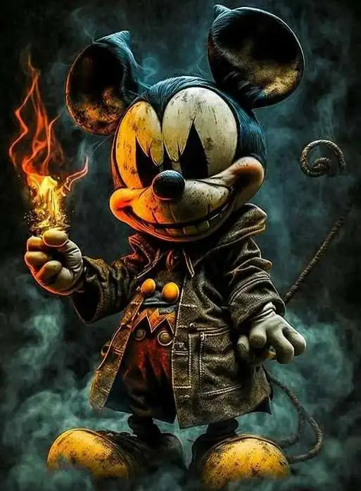 Gothic Disney Mickey Mouse Full Sale Element Drawing Offers 5d Art Stitch Mosaic Diamond Painting Wall Bathroom House Decoration