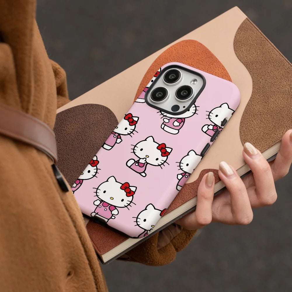 H-Hello K-Kitty Drop Phone Case Phone Case Film shell For iPhone 16 15 14 13 12 11 Pro Max Plus