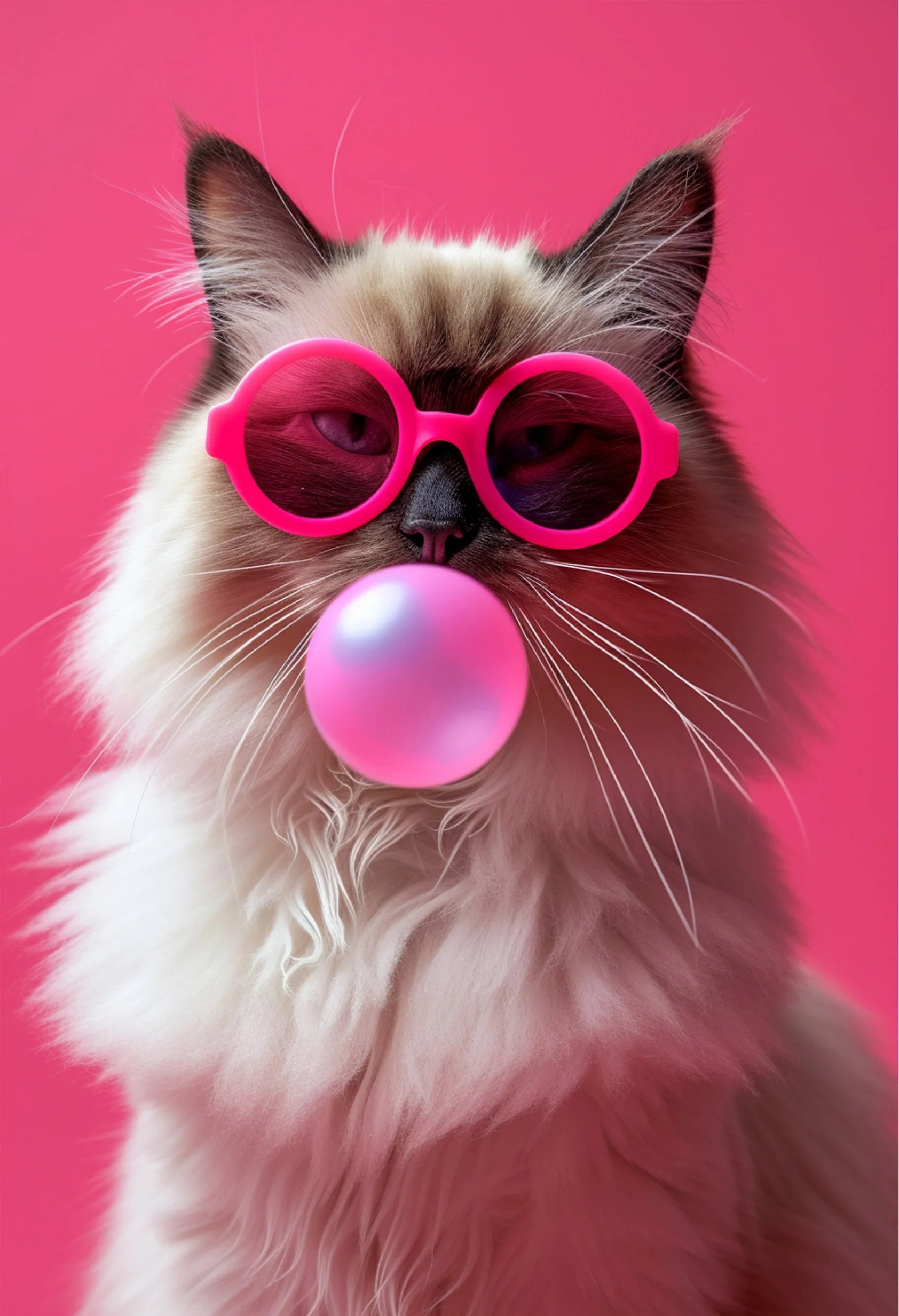Animals With Sunglasses Art Poster Cool Cat Tiger Lion Giraffe Rabbit Wall Art Picture Canvas Print Painting Home Decoration