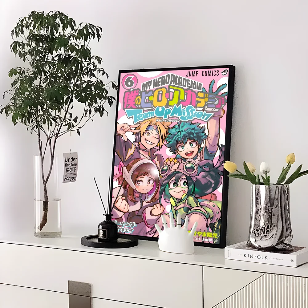 My Hero Academia Kaminari Denki Classic Anime Poster Fancy Wall Sticker for Living Room Bar Decoration Decor Art Wall Stickers