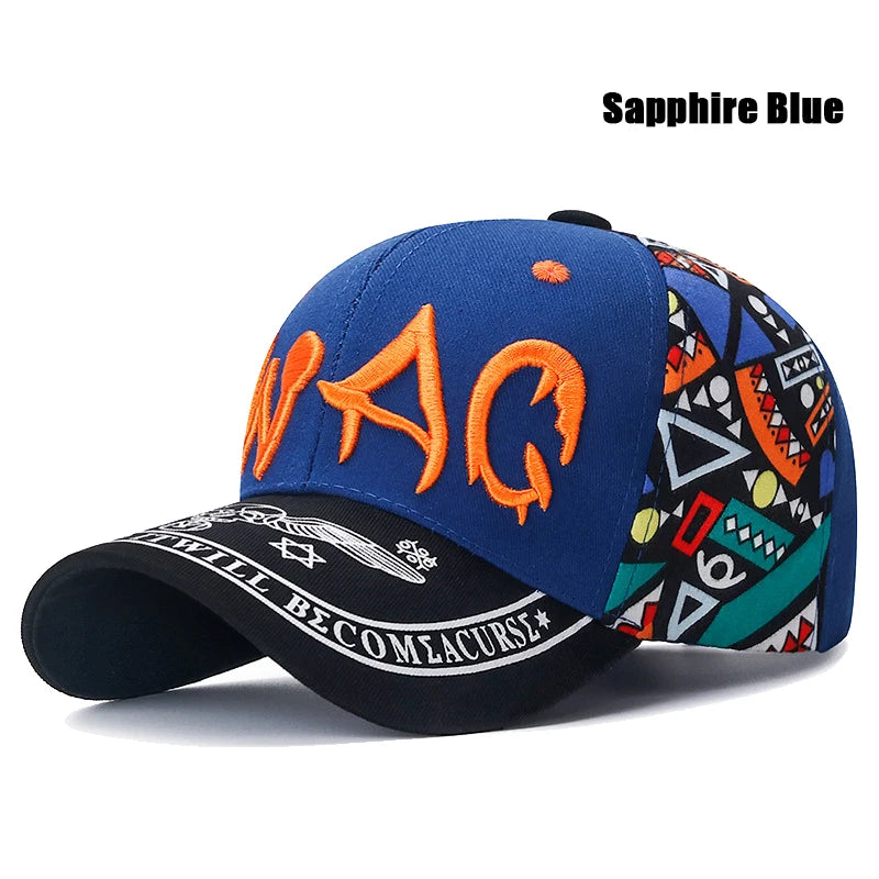 Letter Embroidery Cotton Adjustable Baseball Cap Sun Hat Trucker Caps Dad Hats