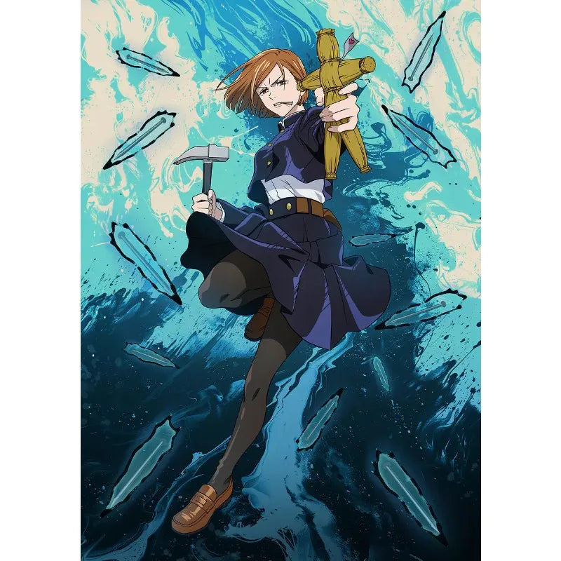 Modern Japan Anime Jujutsu Kaisen Poster and Print Comic Character Canvas Painting Wall Art Pcirtue for Living Room Home Decor