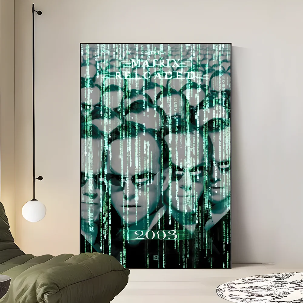 The Matrix Movie Sticky HD Wall Art Posters for Home Kawaii Room Decor Anime Posters Sticky HD Quality Retro for Home